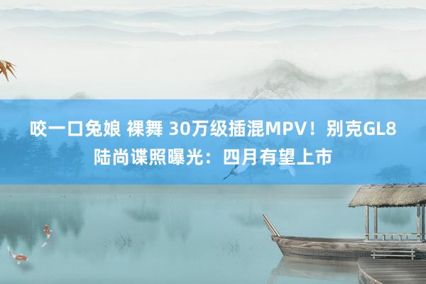 咬一口兔娘 裸舞 30万级插混MPV！别克GL8陆尚谍照曝光：四月有望上市